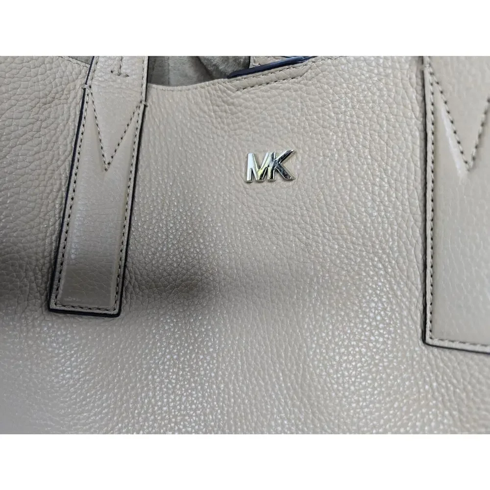 Michael Kors Junie Large Leather Tote Bag Butternut 17x13